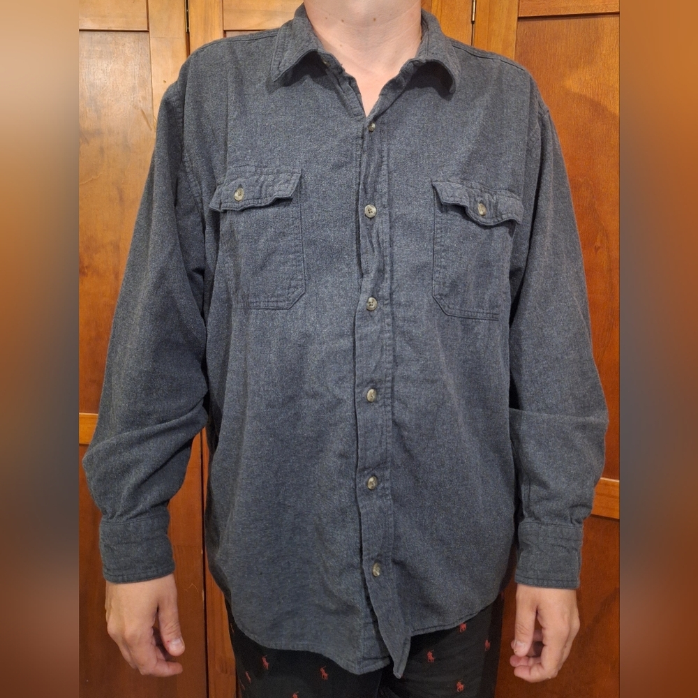 🪵🪓RED HEAD long sleeve button-down flannel shirt. Size XL/TG